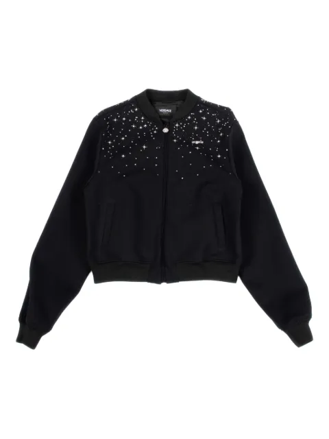 Versace Kids stars-embellishment bomber jacket
