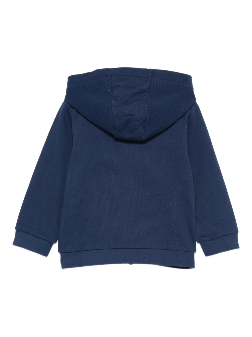 Fendi Kids Hoodie met geborduurd logo Blauw