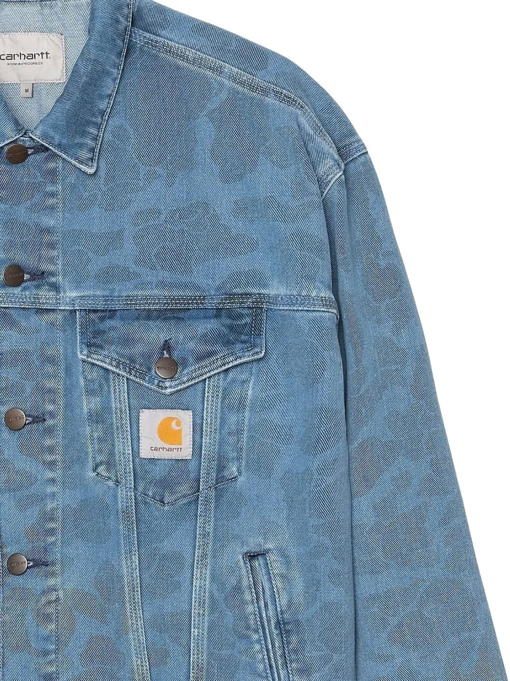 Carhartt WIP Duck Helston denim jack Blauw