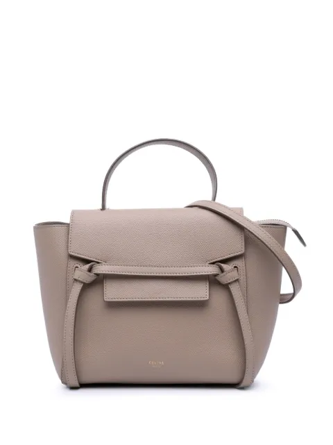 Céline Pre-Owned 2018 Nano Grained Calfskin Belt Bag satchel
