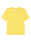 extreme cashmere crew-neck short-sleeve T-shirt - Yellow