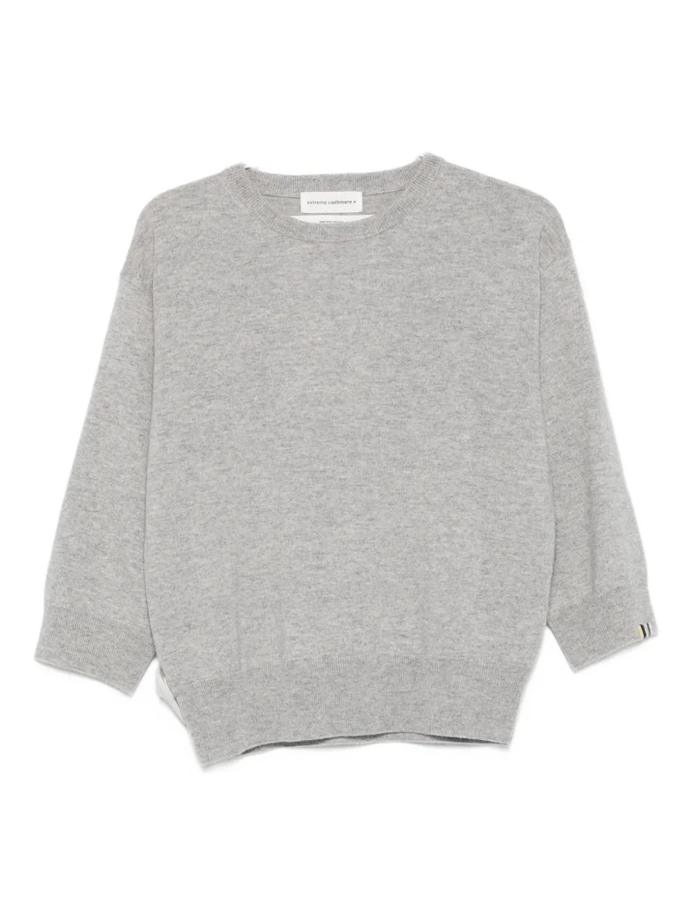 Extreme Cashmere Round-neck Sweater In Gray