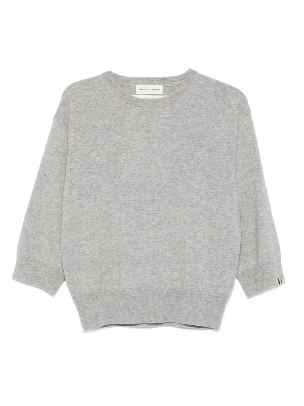 Extreme cashmere Sweater met ronde hals Grijs