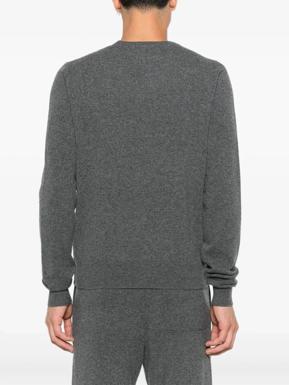 extreme cashmere Trui met ronde hals Grijs