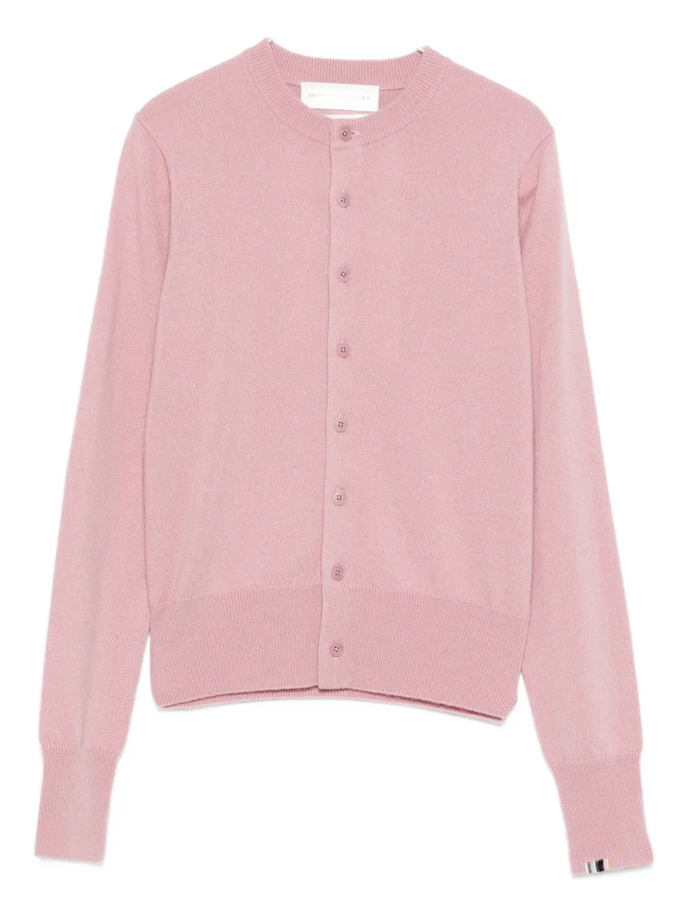 Extreme Cashmere N°300 Button-front Cashmere Cardigan In Pink
