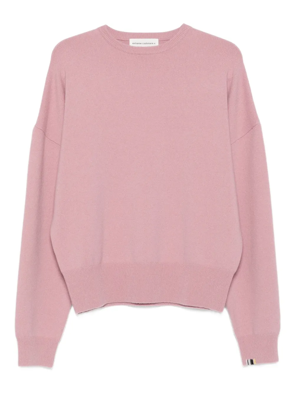 Extreme cashmere Kasjmier trui met ronde hals Roze