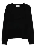 extreme cashmere scoop-neck cashmere sweater - Black