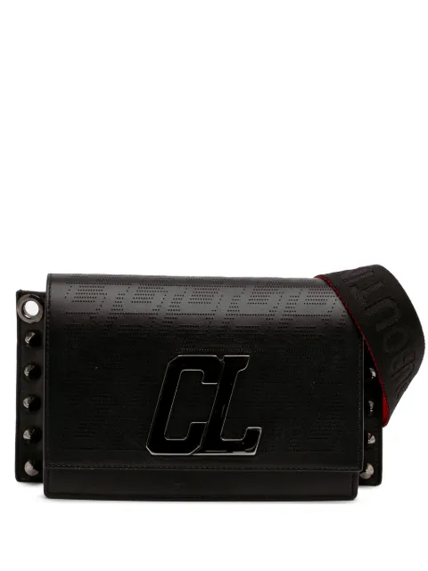 Christian Louboutin Pre-Owned 2021-2025 Leather Wallstrap Monogram Messenger Bag crossbody bag