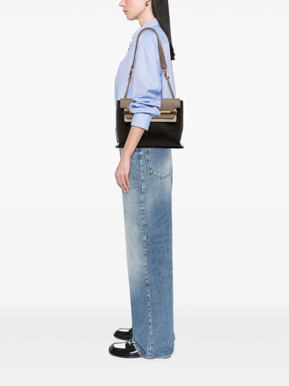 Chloé Pre-Owned 2014 Medium Tricolor Leather Clare shoulder bag | Pre-owned & Archive | Image 2