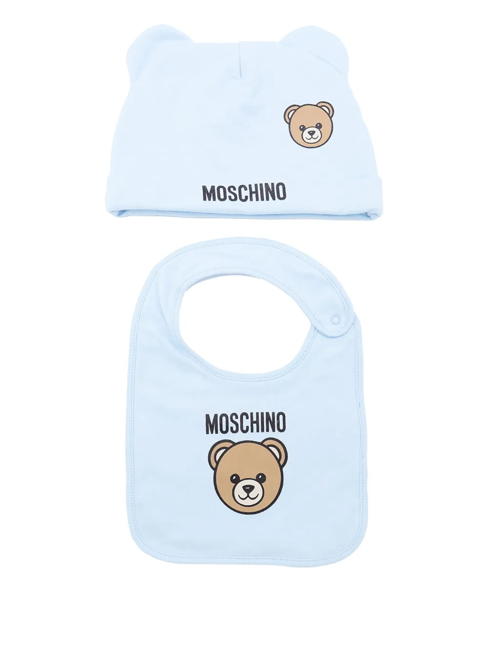 Moschino Kids Muts met teddybeer detail Blauw