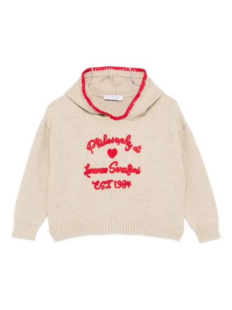 Philosophy Di Lorenzo Serafini Kids embroidered hoodie