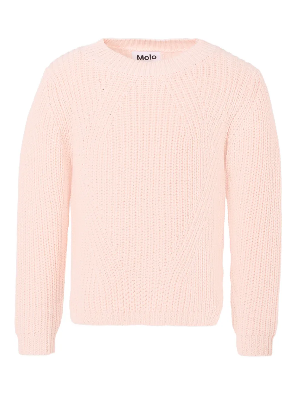 Molo textured round-neck sweater Roze