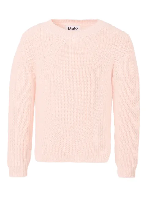 Molo textured round-neck sweater