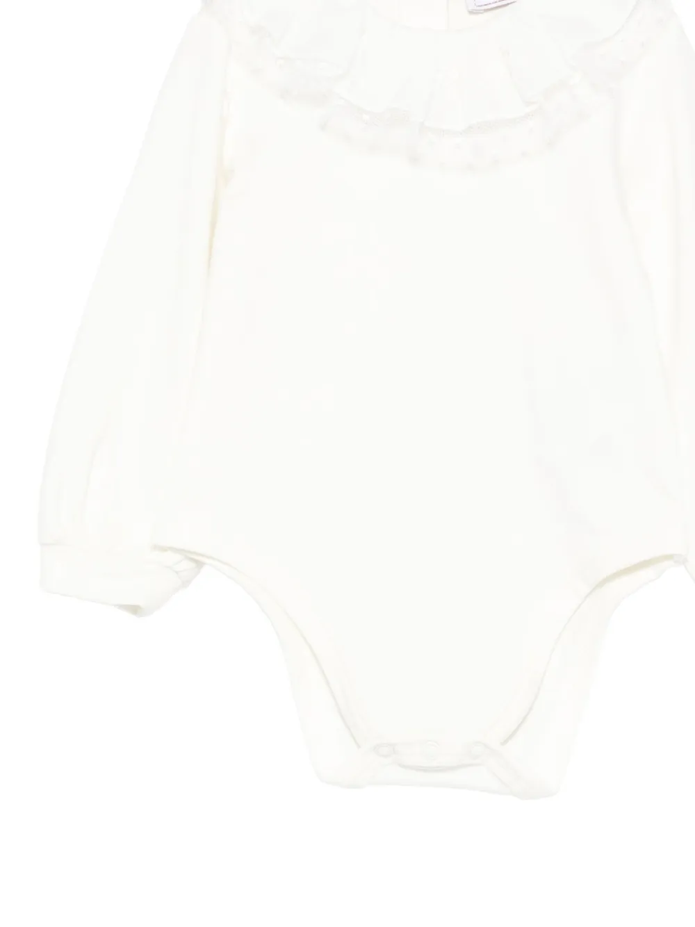 Monnalisa Romper met franje Beige
