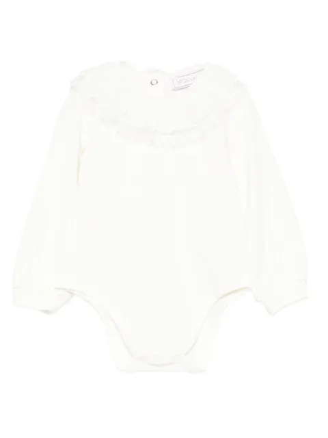 Monnalisa frilled-neck bodysuit