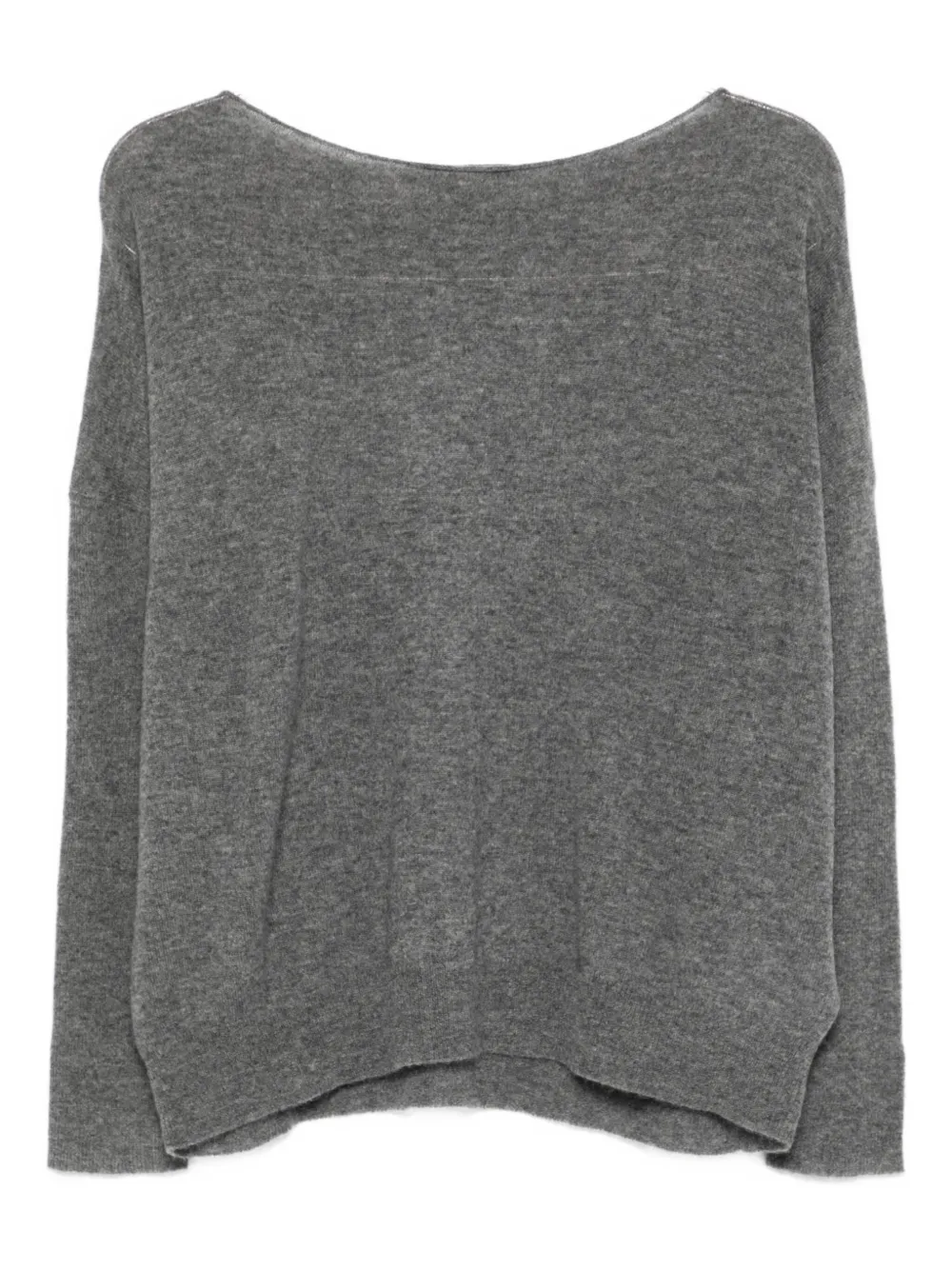 Philo-sofie Boat-neck Cashmere Sweater In Gray