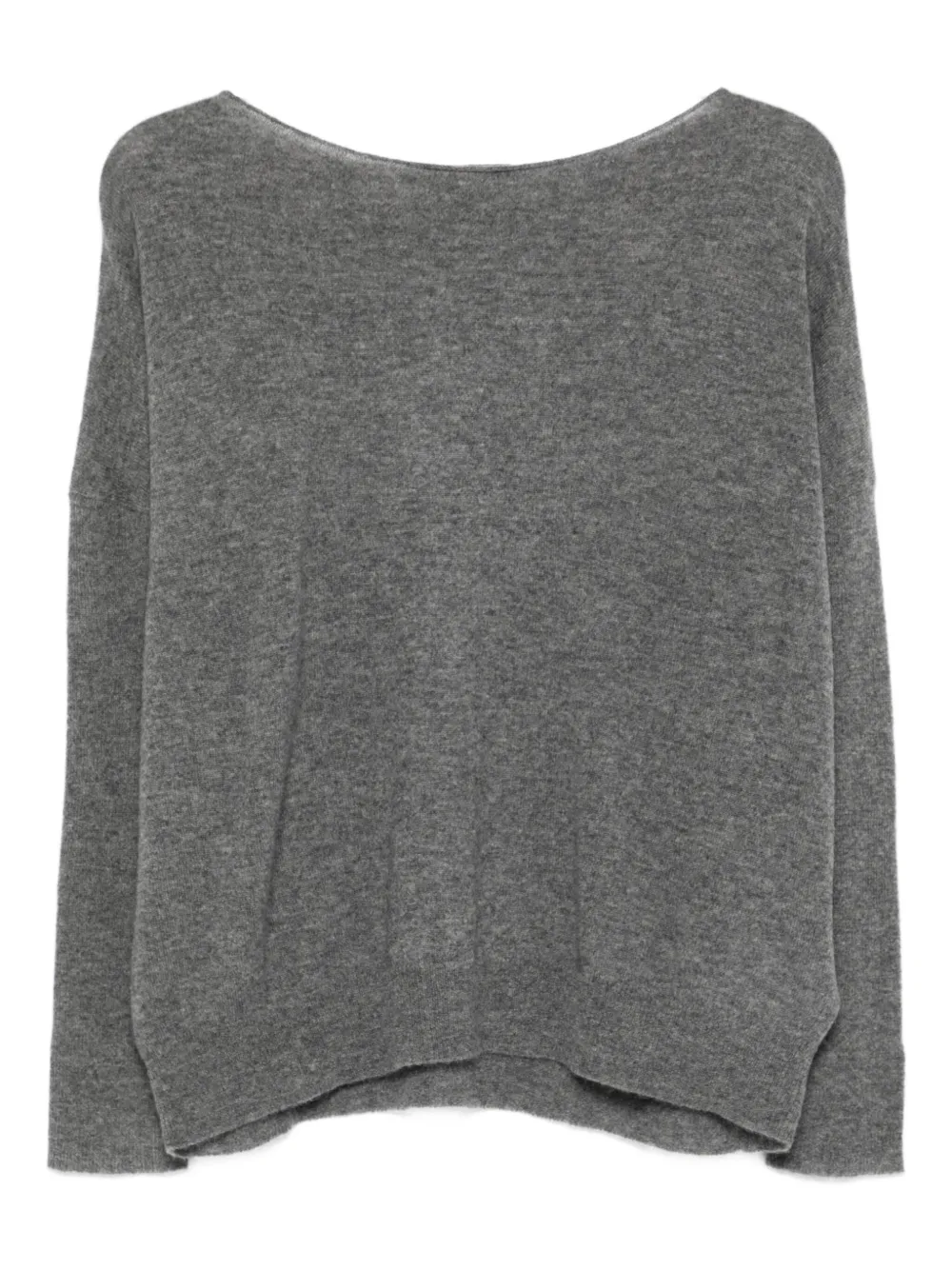 boat-neck cashmere sweater