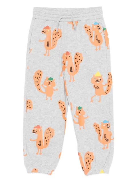 Stella McCartney Kids squirrel-print elasticated track pants 