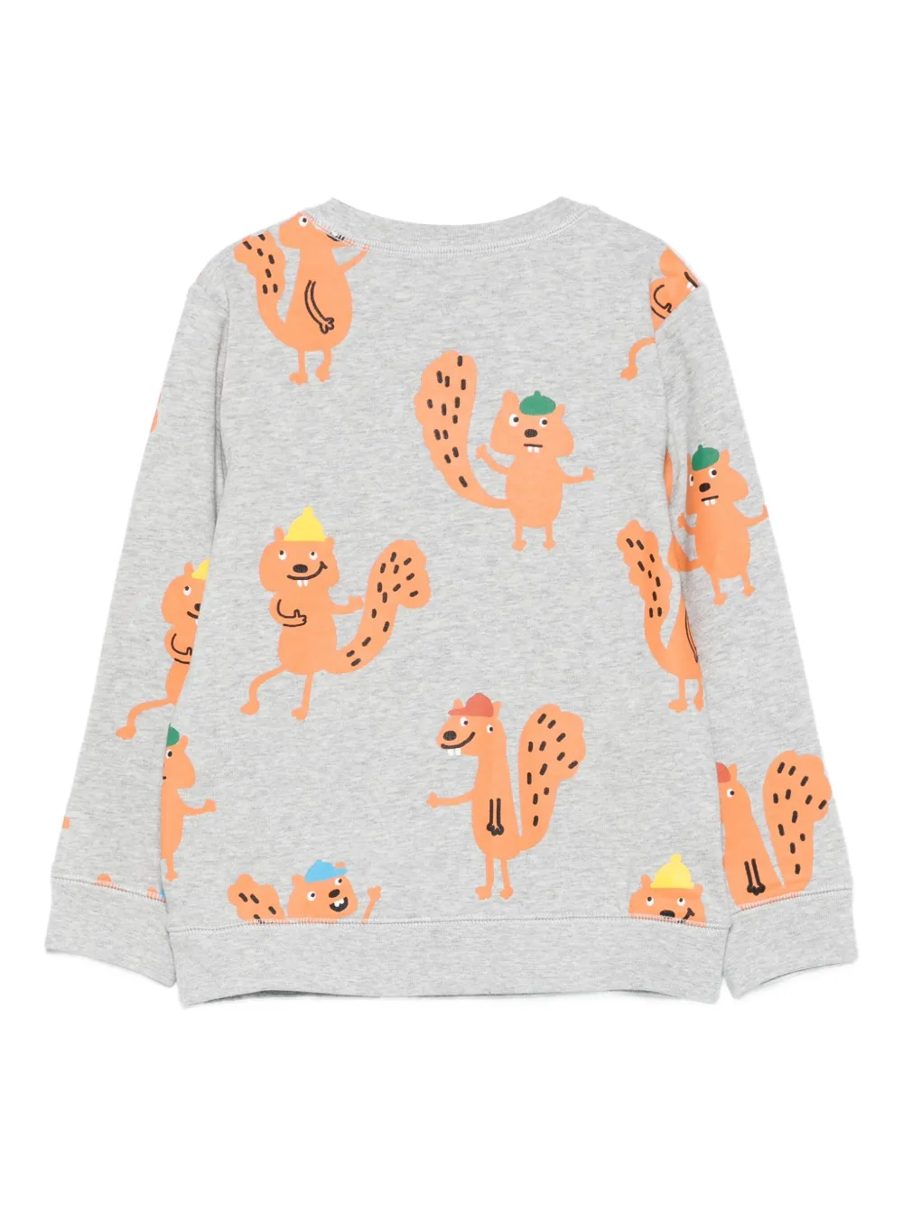 Stella McCartney Kids squirrel-print sweatshirt Grijs