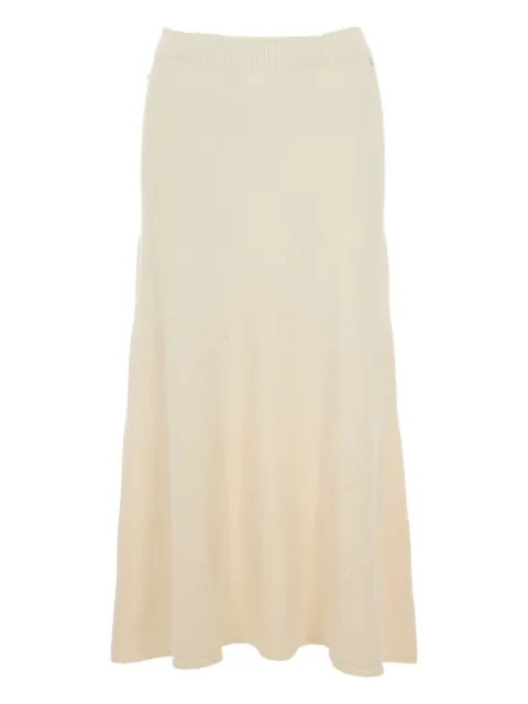 LIU JO ribbed knit A-line skirt
