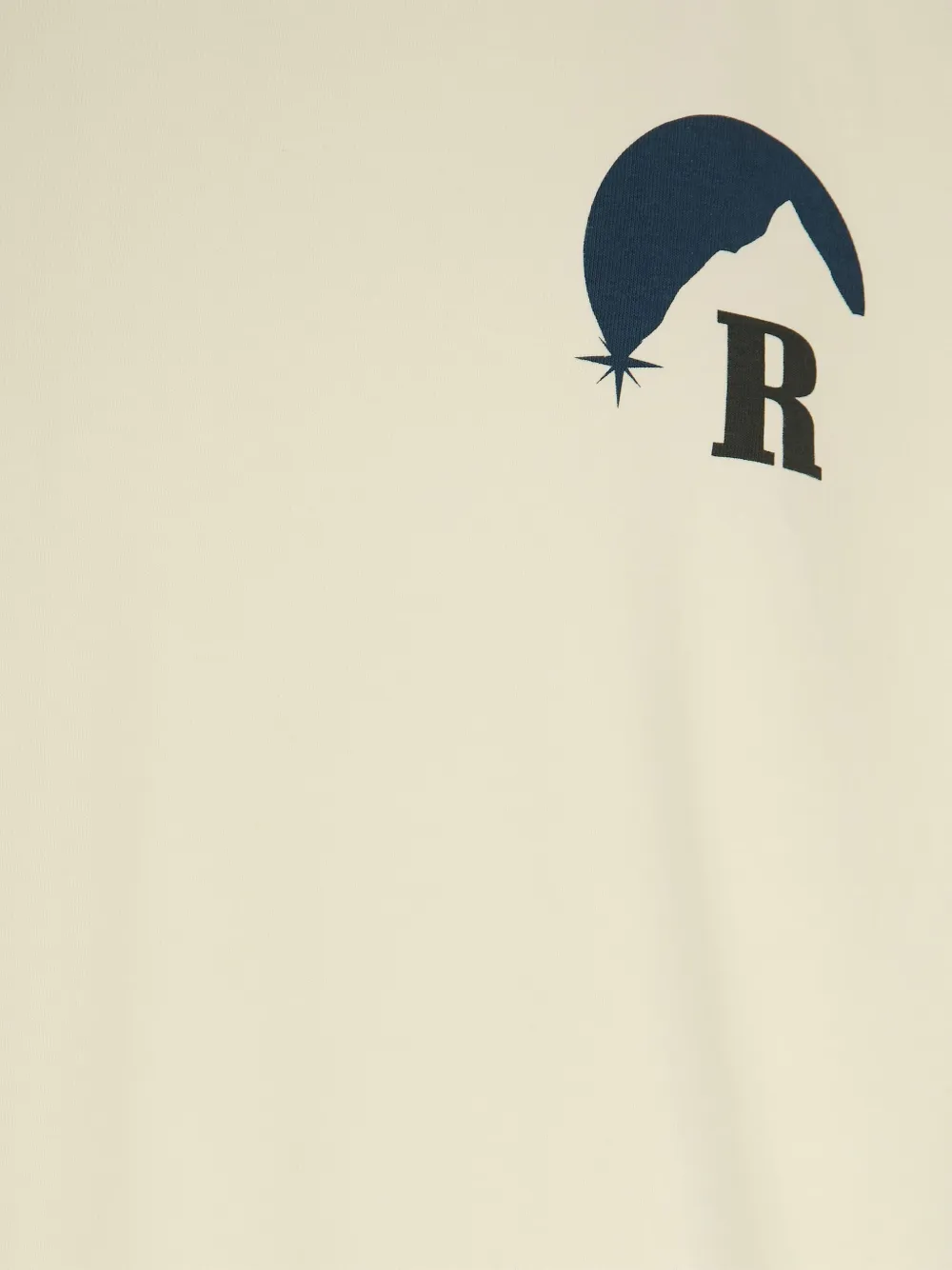 RHUDE T-shirt met grafische bergprint Wit