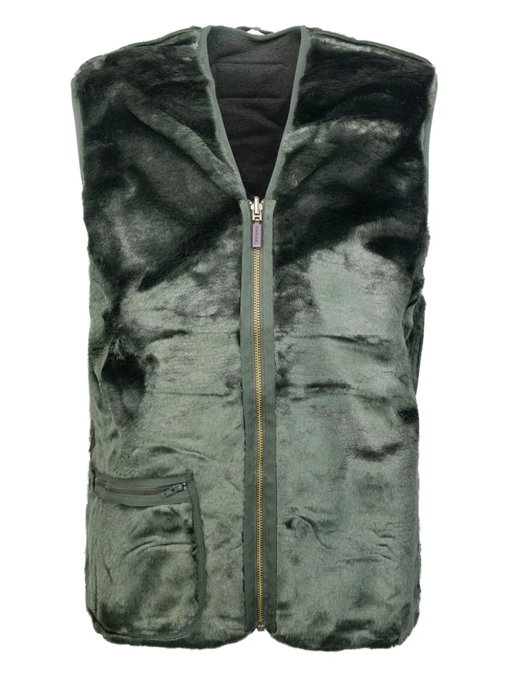 Barbour zip-front gilet Groen