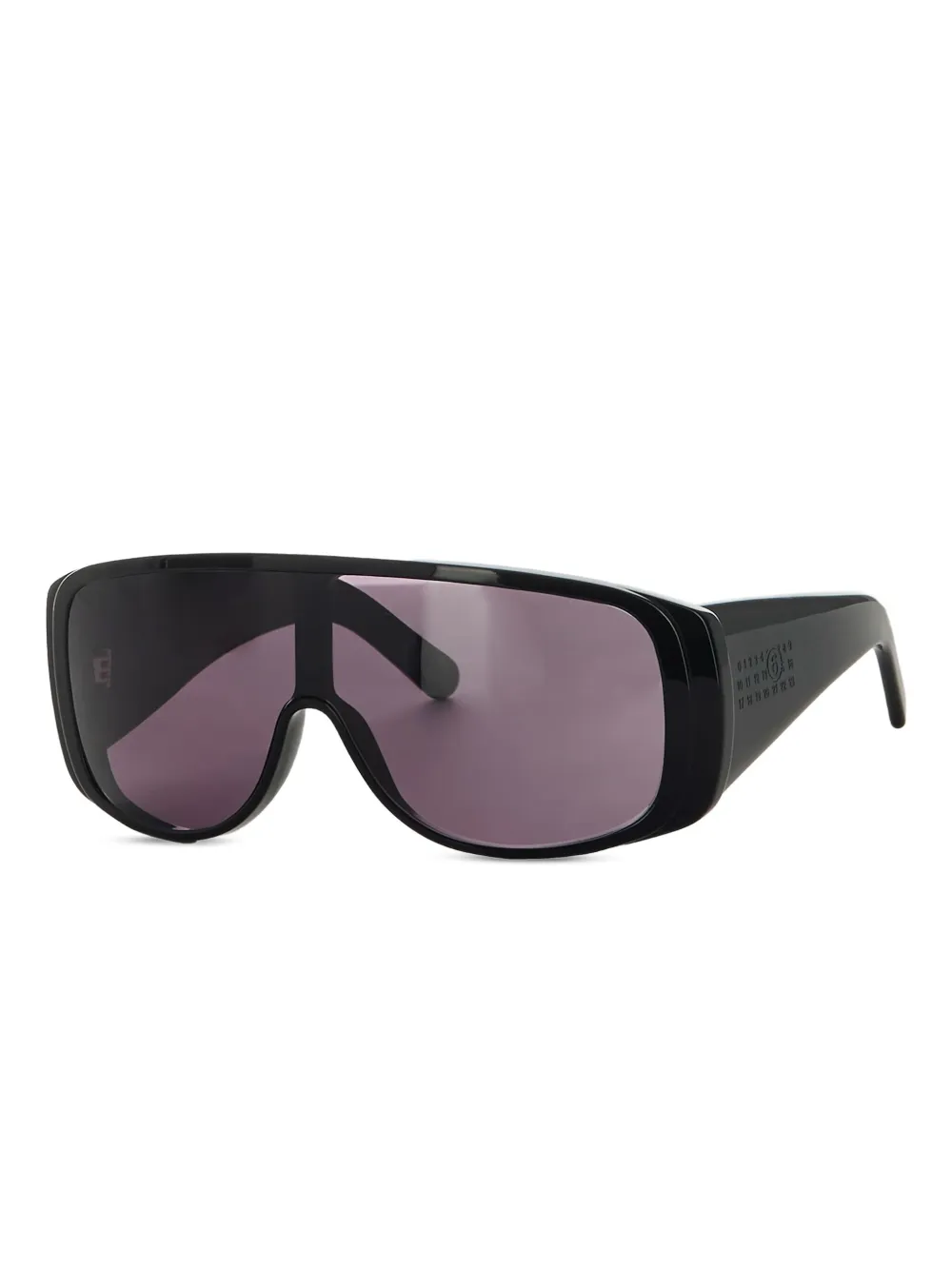 MM6 Maison Margiela shield-frame sunglasses NERO