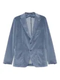 Tagliatore corduroy patch-pocket blazer - Blue