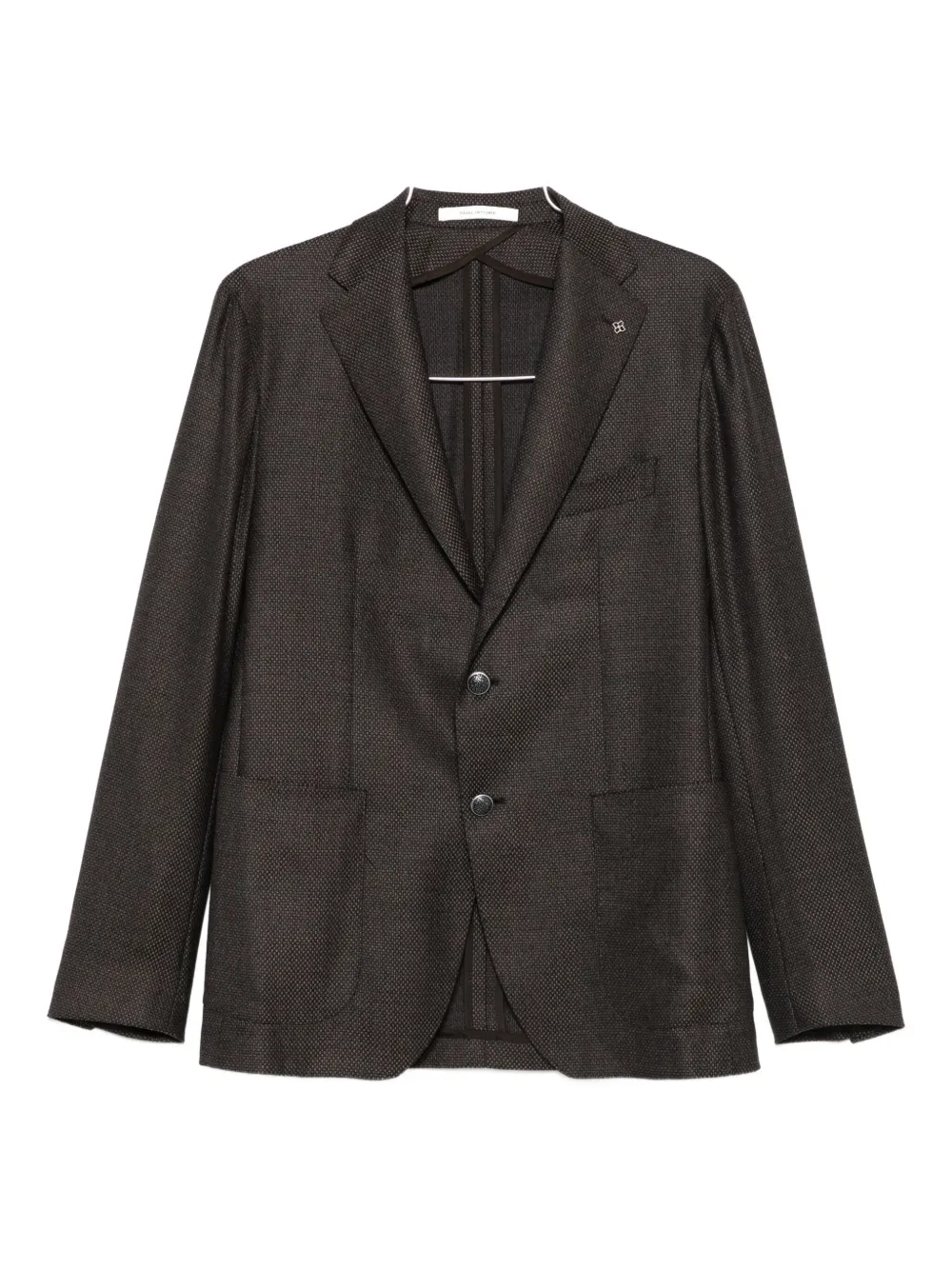 Tagliatore Single-breasted Two-button Blazer In Black