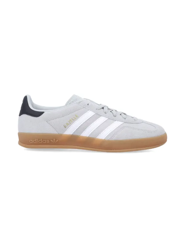 adidas gazelle silver green womens adidas Gazelle Shoes - Kids - Grey Three / Cloud White / Gold main image 1