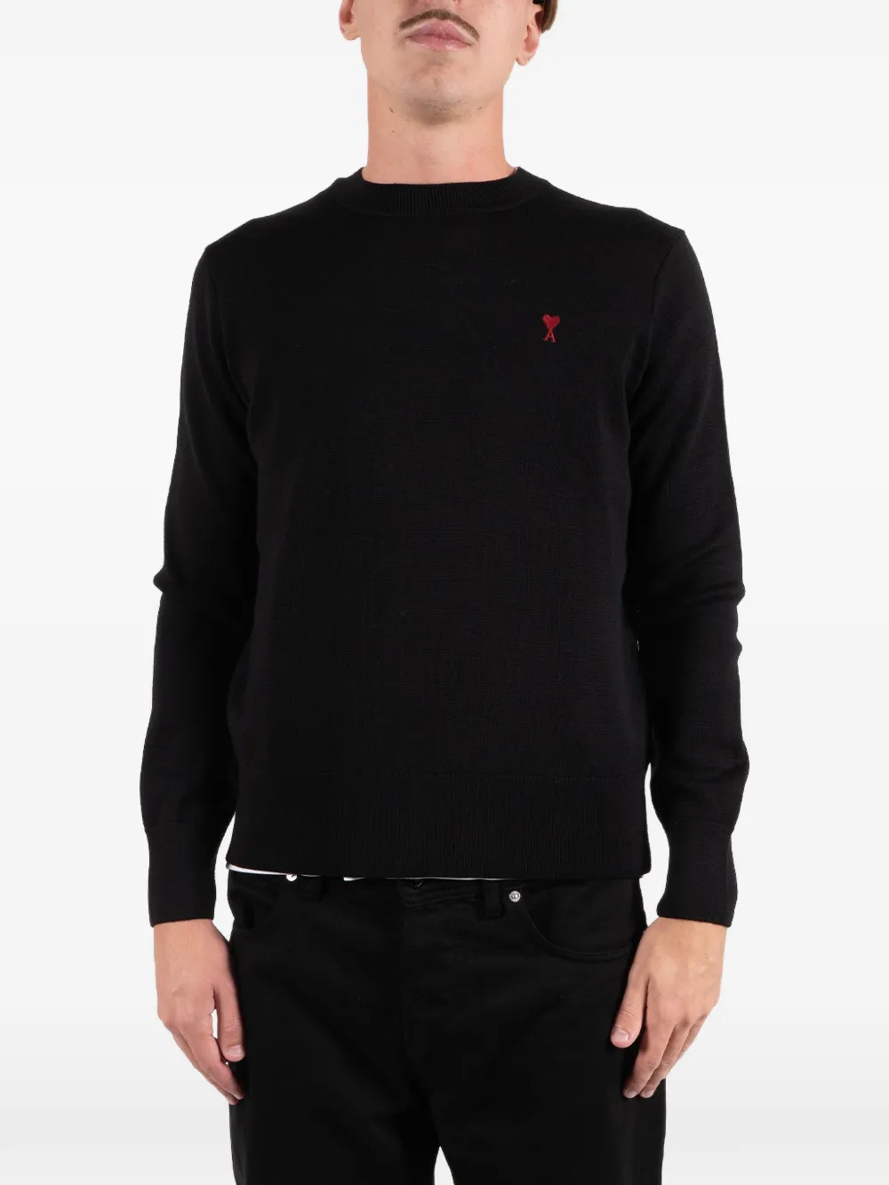 AMI Paris Ami de Coeur sweater - Schwarz