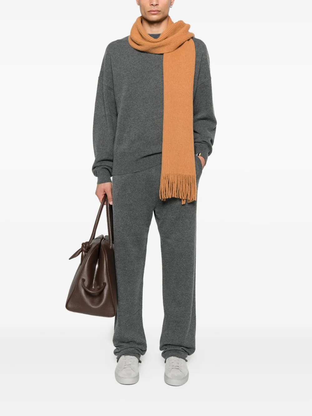extreme cashmere crew-neck ribbed jumper | Knitted Sweaters | Image 2