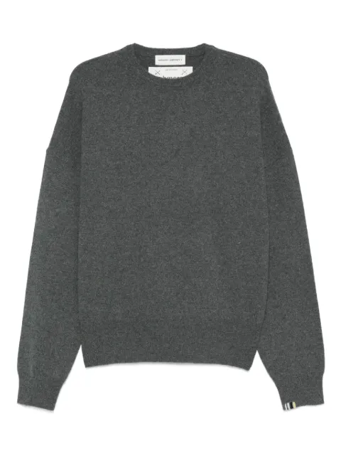 extreme cashmere كنزة بحياكة مضلعة ورقبة مستديرة