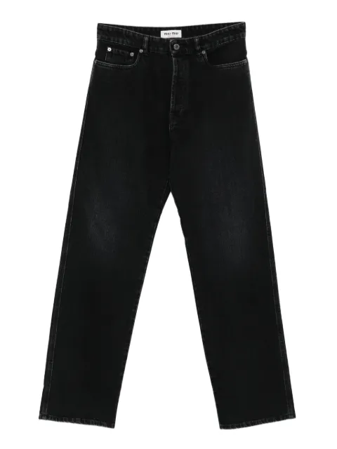 Miu Miu Jeans con design a cinque tasche