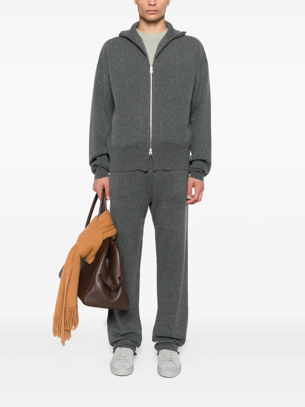 extreme cashmere zip-front cashmere cardigan | Cardigans | Image 2