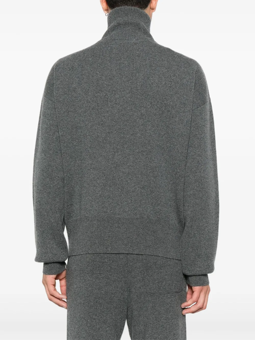 extreme cashmere Kasjmier vest met rits Grijs