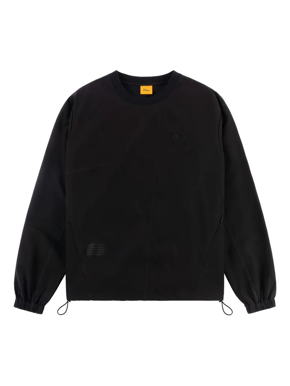 dime seam detail sweater | Black | Image 1