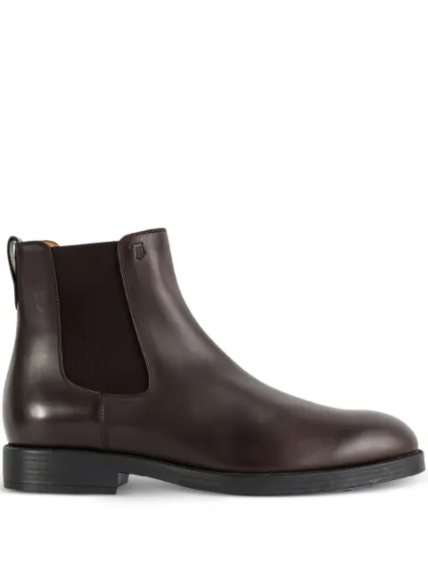 Tod's elastic-panel leather boots