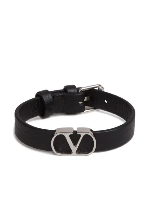 Valentino Garavani Vlogo Signature leather bracelet