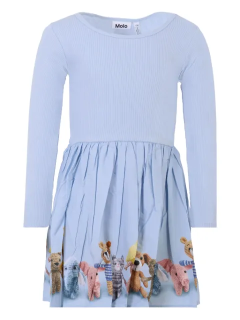 Molo robe imprimée à manches longues