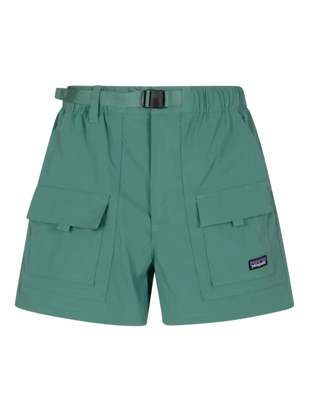 Patagonia belted cargo-pocket shorts Groen
