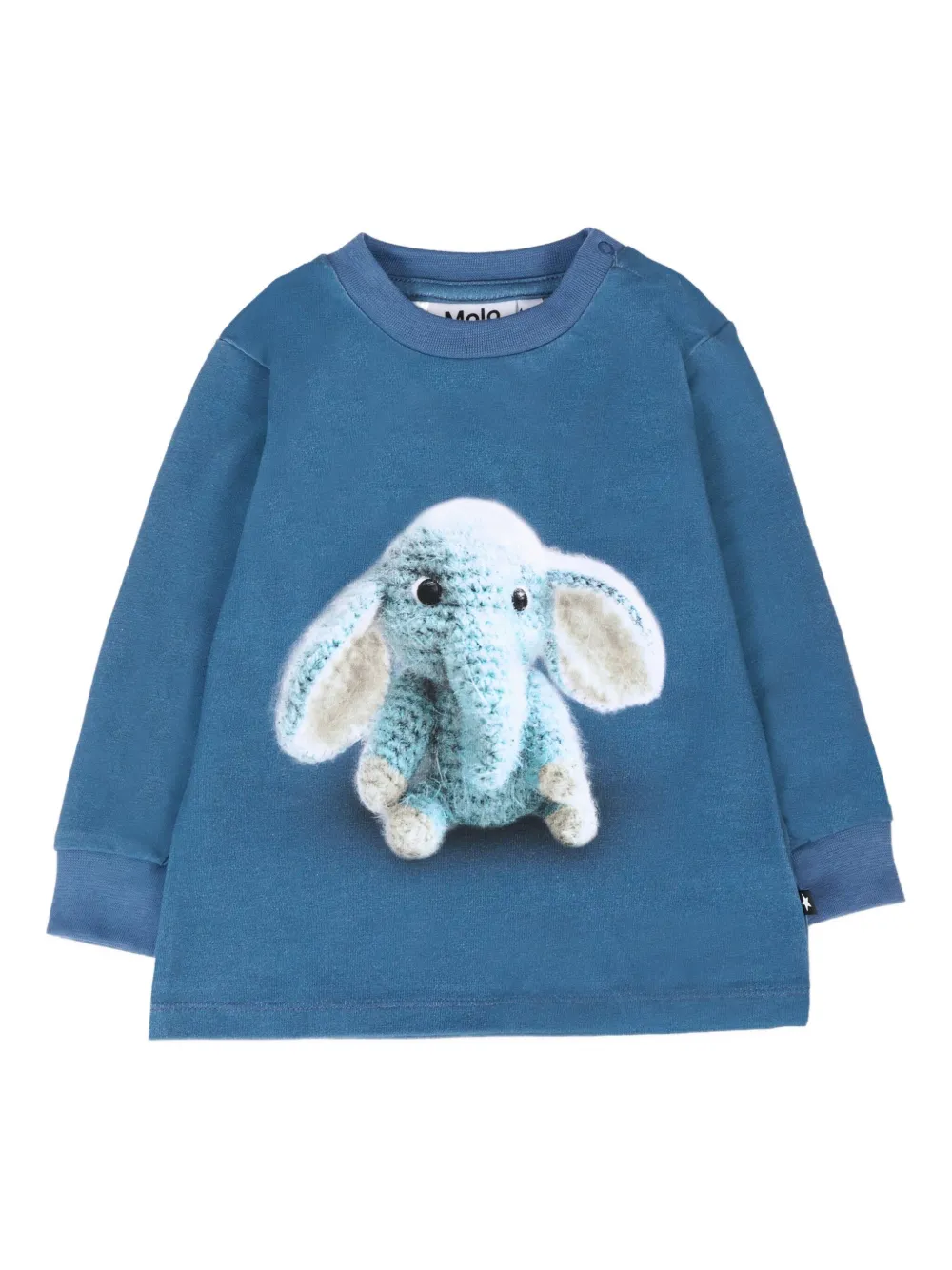 Molo T-shirt met print Blauw