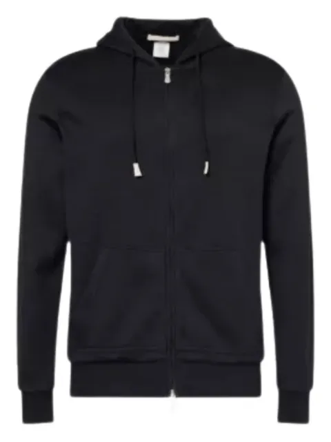 Eleventy zip-up drawstring hoodie