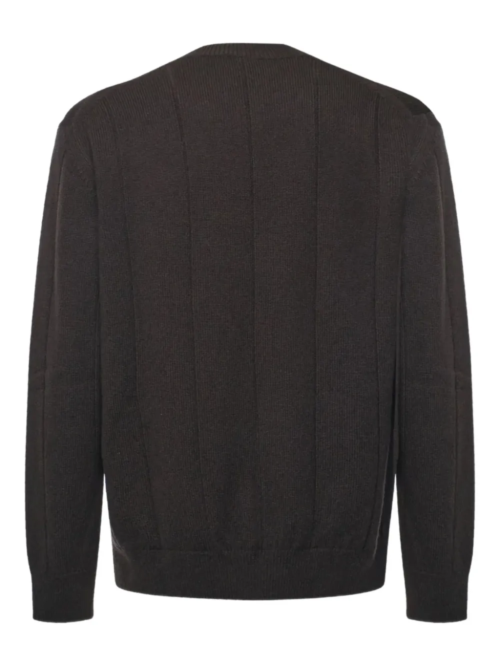 Eleventy crew-neck ribbed sweater - Bruin