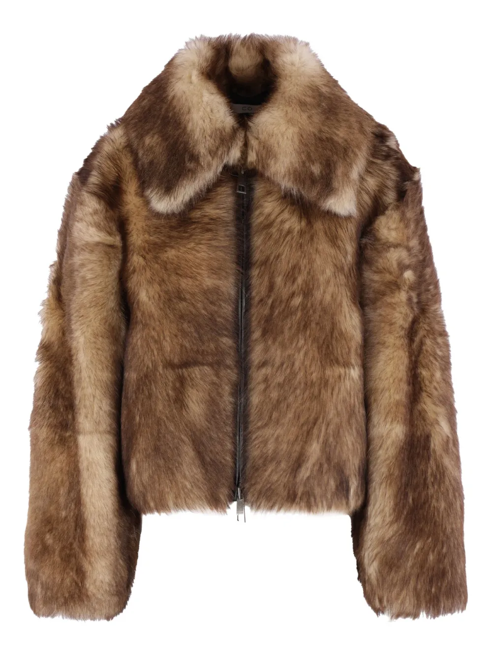 Co Shearling Short At In Brown
