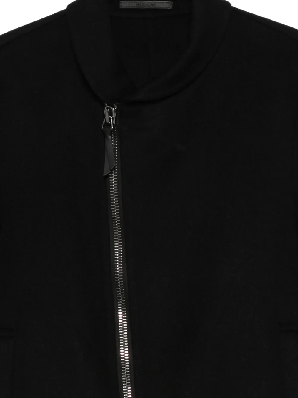 Giorgio Armani Asymmetrisch jack met ritssluiting Zwart