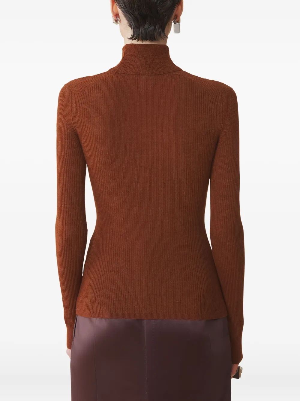 Lanvin Geribbelde coltrui Oranje