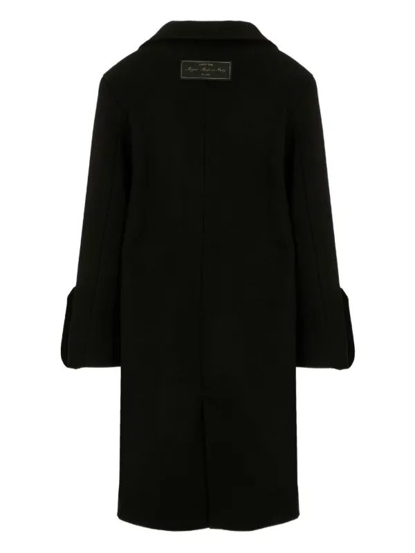 MSGM Kids フレアカフス コート | ブラック | FARFETCH JP