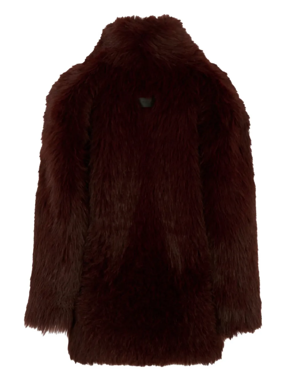 MSGM Kids shawl-collar long-sleeves coat Bruin