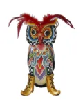 Toms Drag feather-owl decoration - Yellow